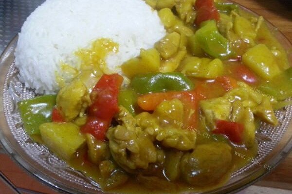 咖喱鸡肉饭