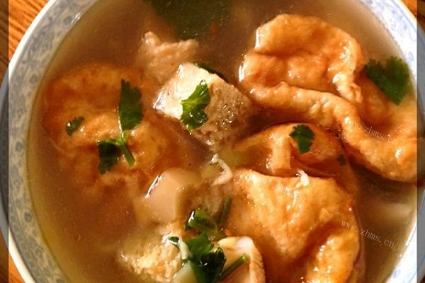 鸡汤面筋泡