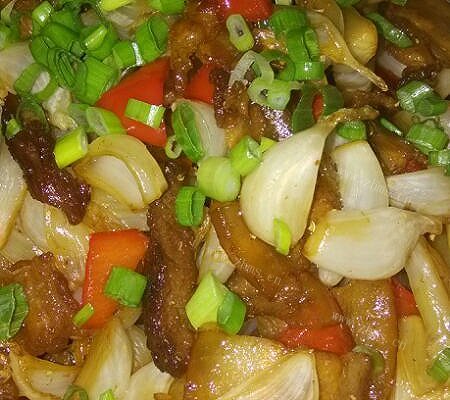 蒜瓣炒肉