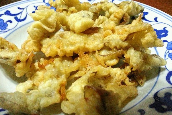 酥炸平菇