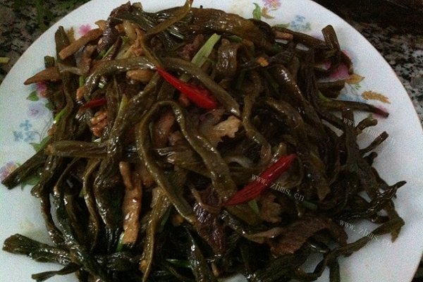 辣炒干豆角
