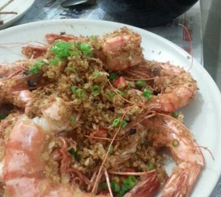 避风塘炒虾