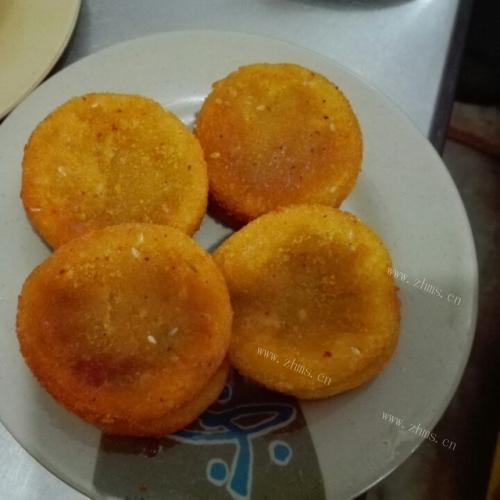 自己做的南瓜饼