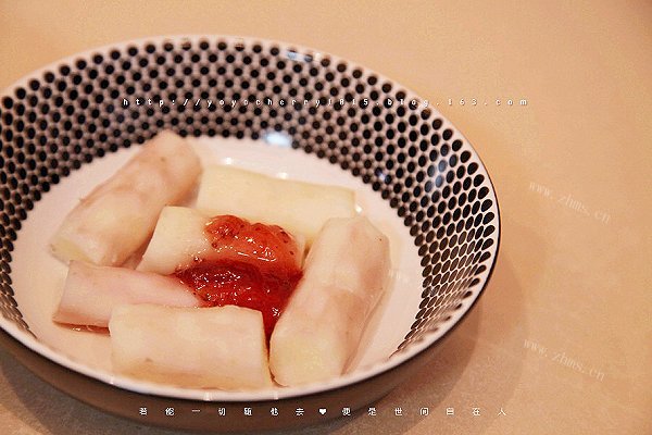 美味草莓酱山药