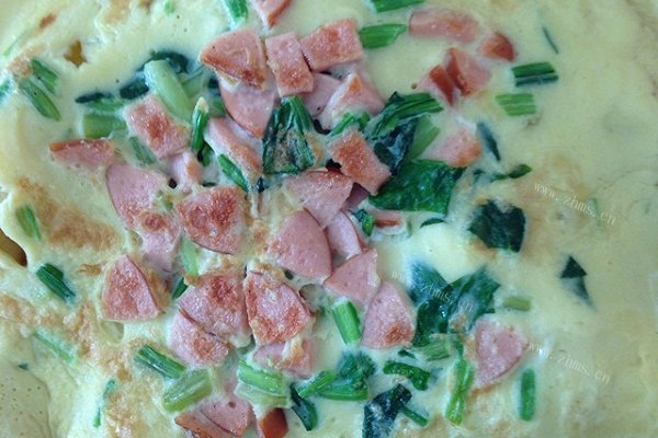 家常菠菜蛋饼