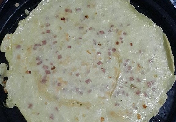 奶酪火腿鸡蛋饼