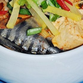 韩式辣白菜鲭鱼汤