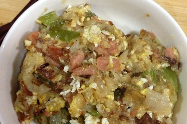 火腿土豆泥