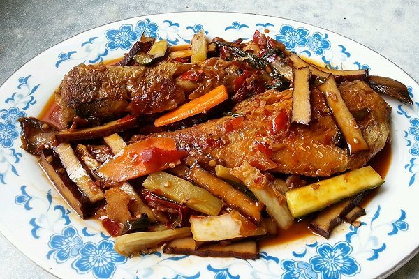 乐乐自家菜-豆瓣烧明太鱼