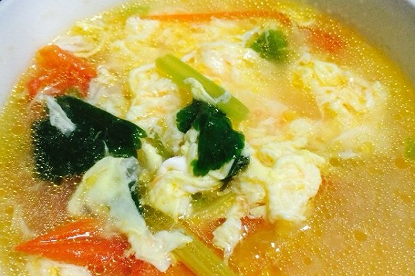 家庭版西红柿鸡蛋汤