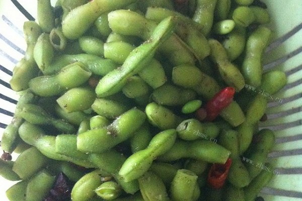 家常煮毛豆