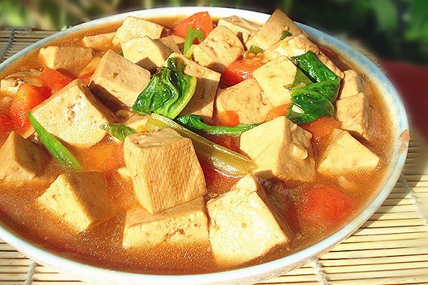 番茄烧豆腐