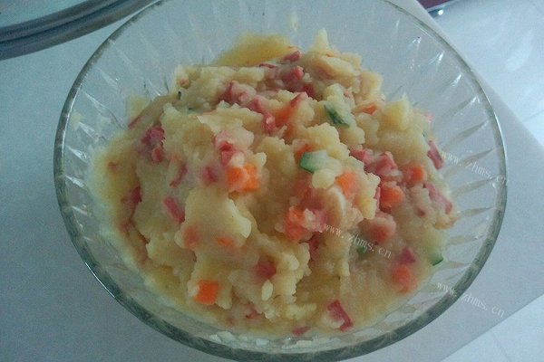 火腿土豆泥
