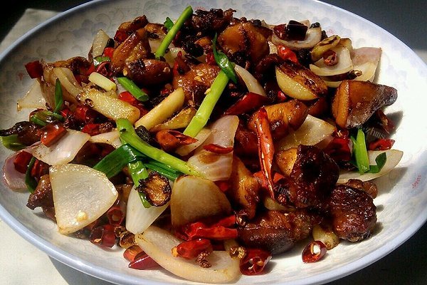 低油脂健康美味-干煸辣子鸡块