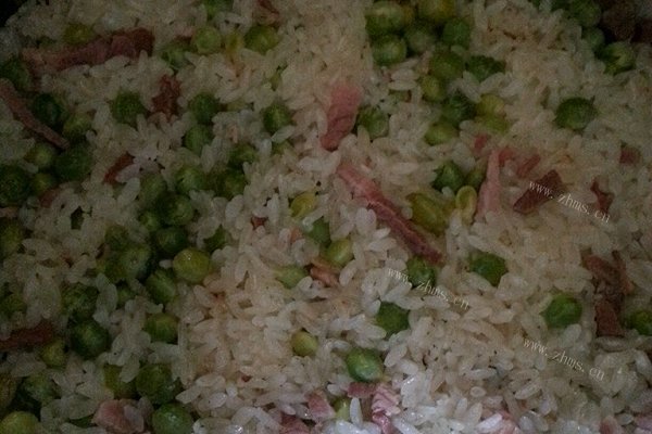 咸肉豌豆糯米饭-立夏必吃之美食