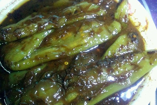 自制酱尖椒