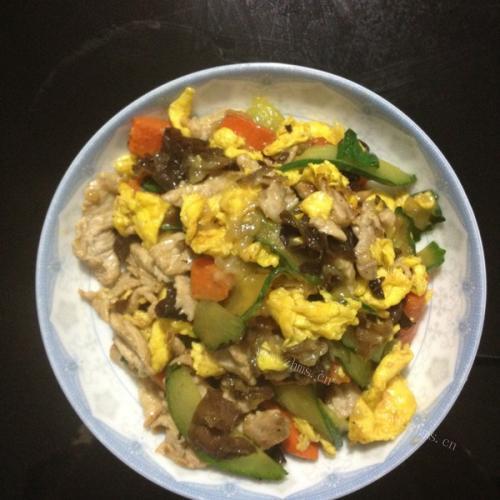 味道不错的木须肉