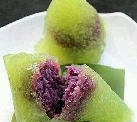 自制紫薯水晶粽