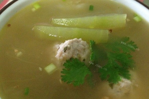 冬瓜汆丸子