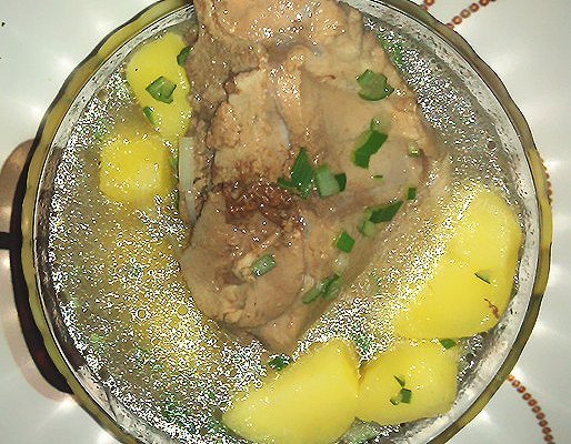 土豆炖排骨