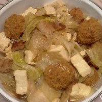 白菜炖豆腐粉条