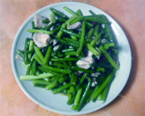 家常蒜苔（蒜薹）的做法