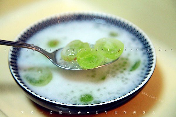 清爽提子西米露