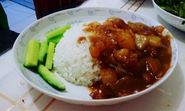 咖喱黄瓜饭