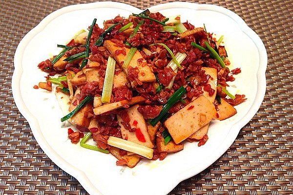 爆炒双干（豆腐干、萝卜干）