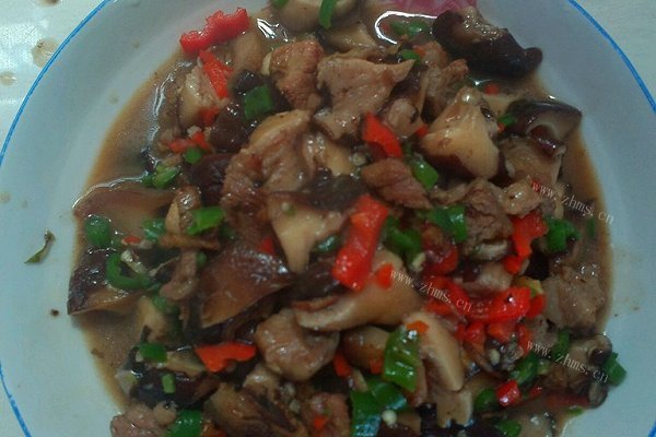 香菇炒肉