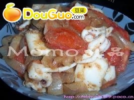美味的孜然墨鱼