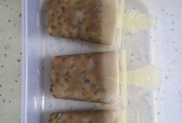 自制绿豆棒冰