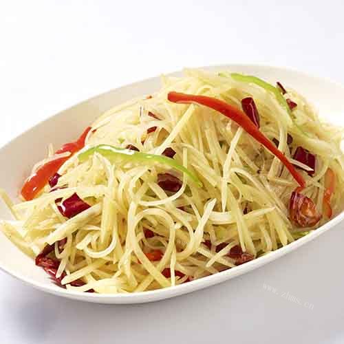 家庭版酸辣土豆丝