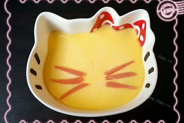 自制甜甜的Kitty蒸蛋