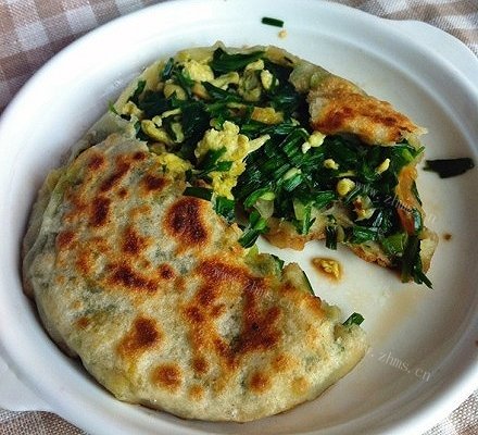韭菜大馅饼