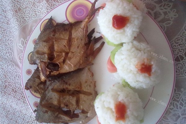 香煎小鱼&中式汉堡
