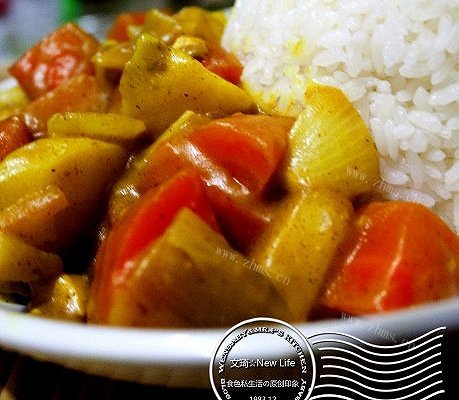 美味咖喱鸡饭