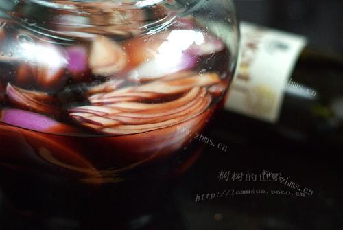 洋葱泡红酒