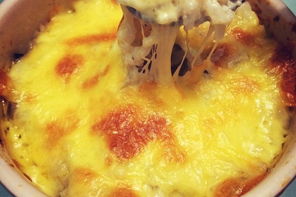 焗烤奶汁香菇饭（≧≦）グラタン
