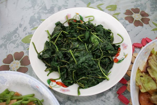 素炒空心菜