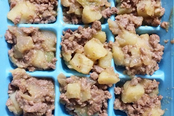 西贝妈妈辅食14M （猪肝炒土豆）
