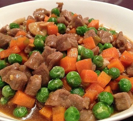 [豌豆牛肉粒]
