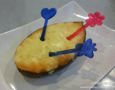 自制乳酪烤红薯