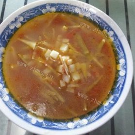 土豆番茄竹笋汤