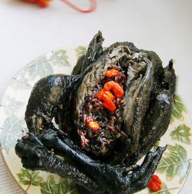 紫米乌鸡饭