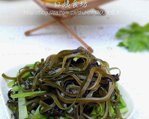 凉拌芹菜海带