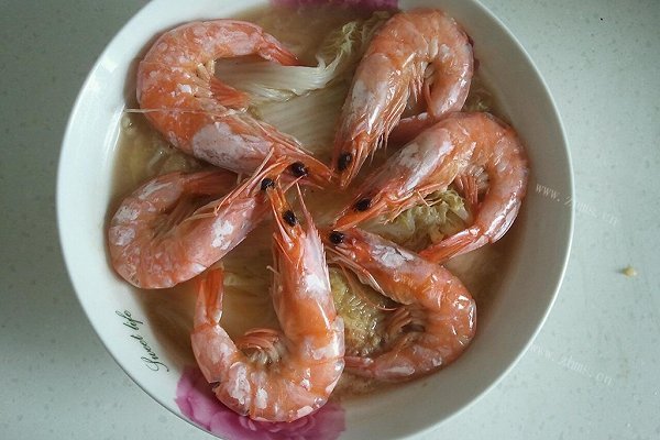 蛋羹蒸虾