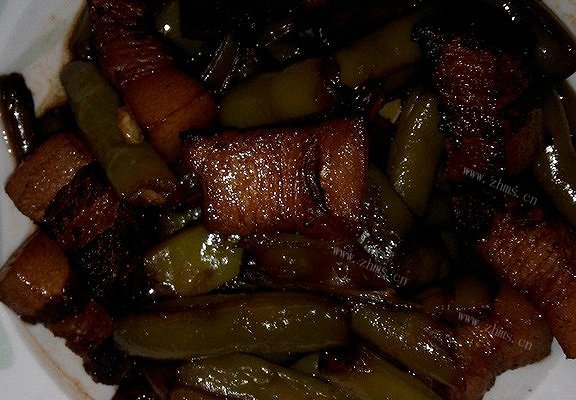 五花肉炖豆角