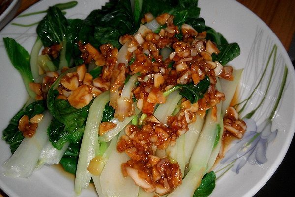 家常白灼青菜