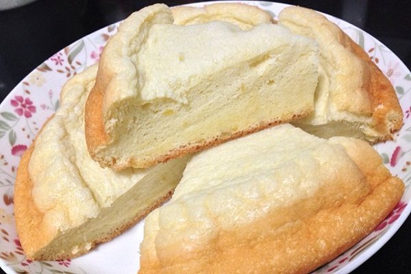 0牛奶也成就丝滑口感的电饭煲蛋糕